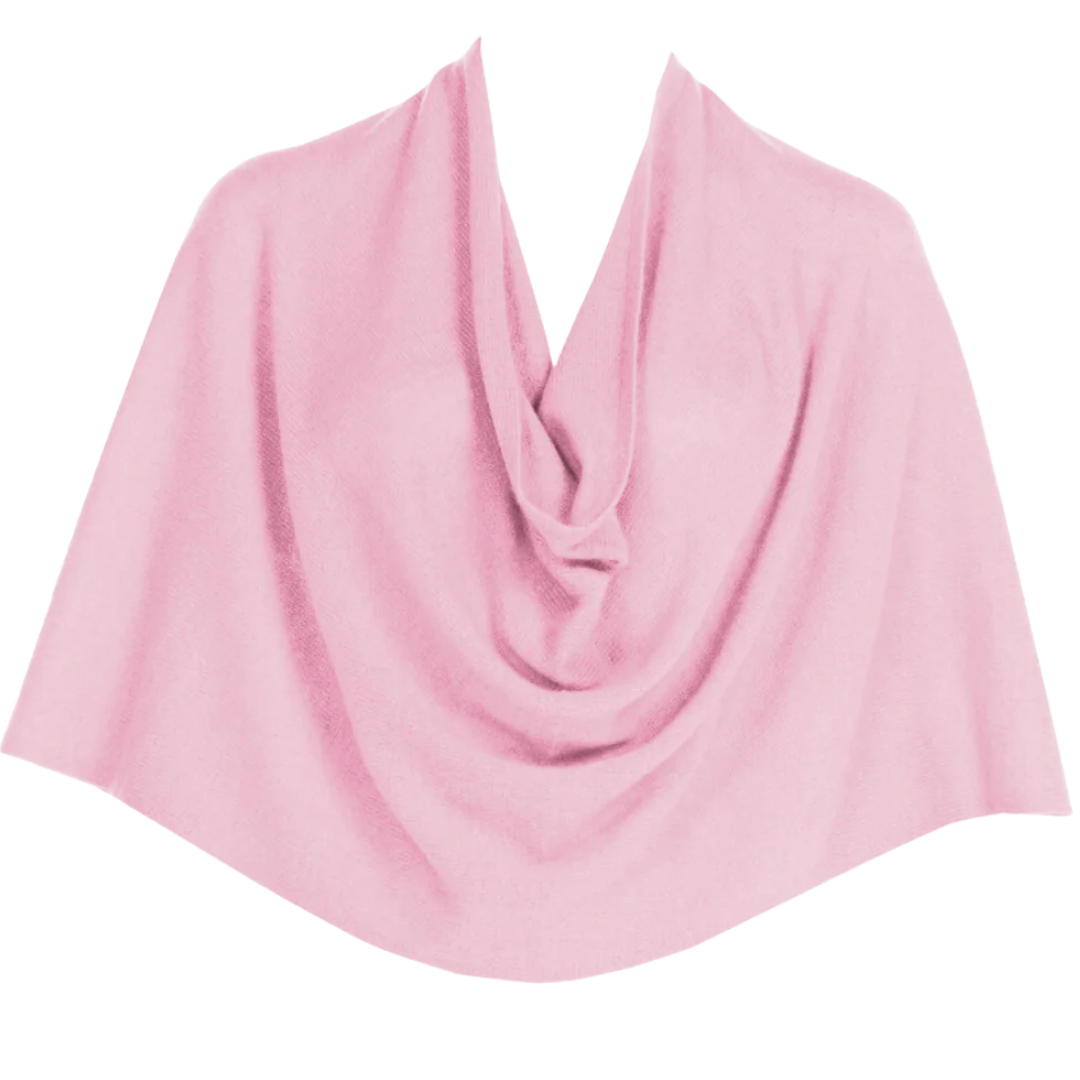 Cashmere Ruana in Carnation