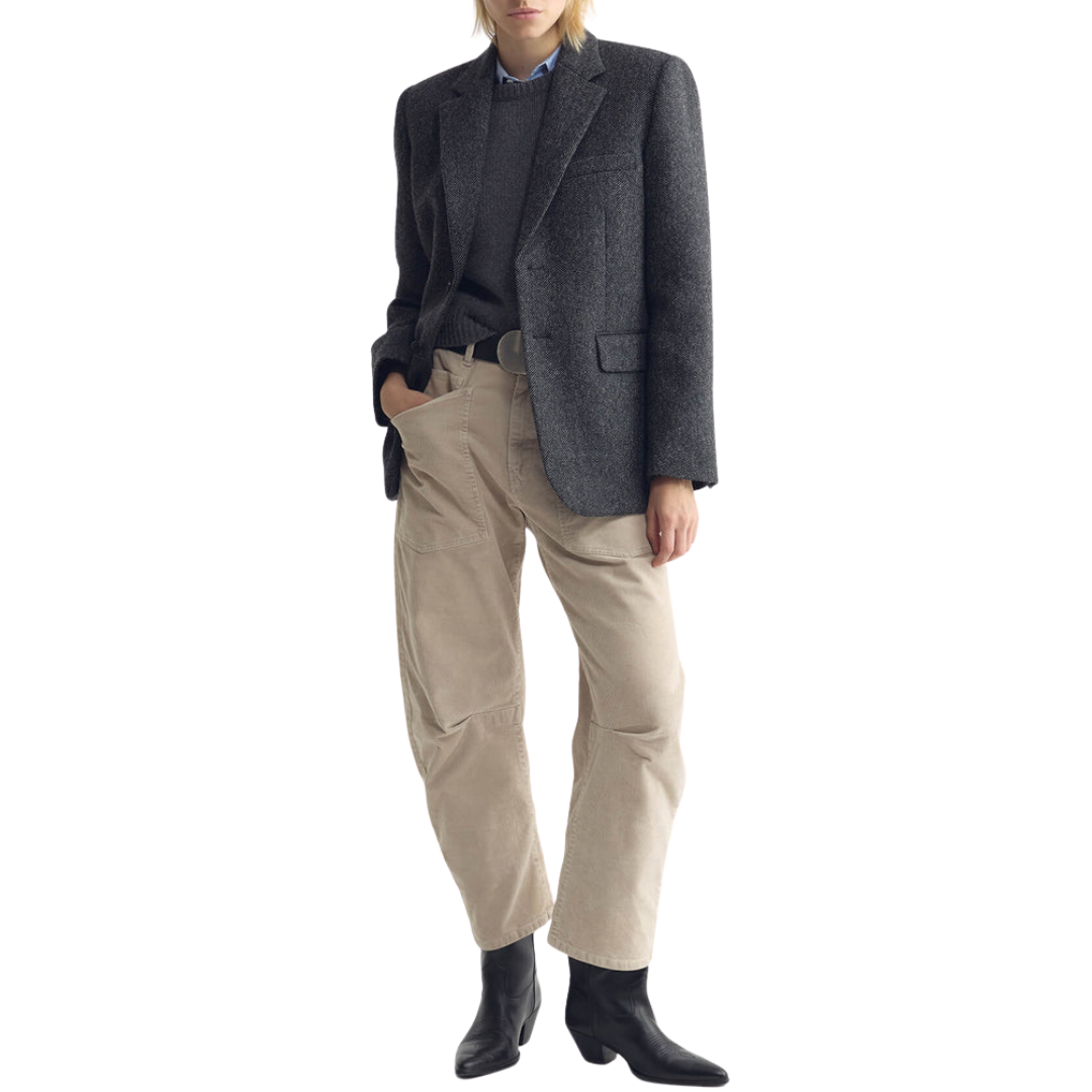 Laurel Sweater in Dark Charcoal Melange