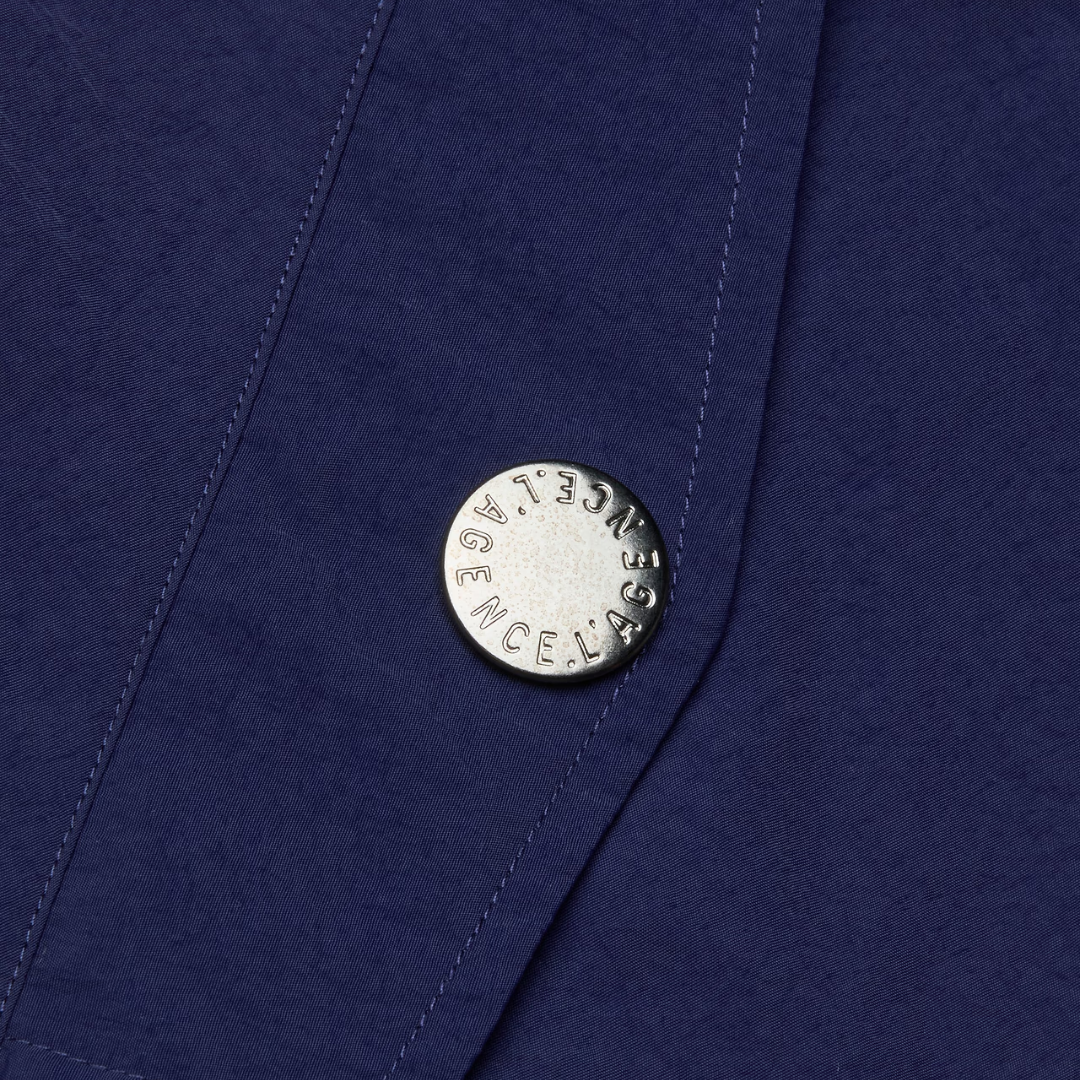 Geovana Hooded Windbreaker in Midnight