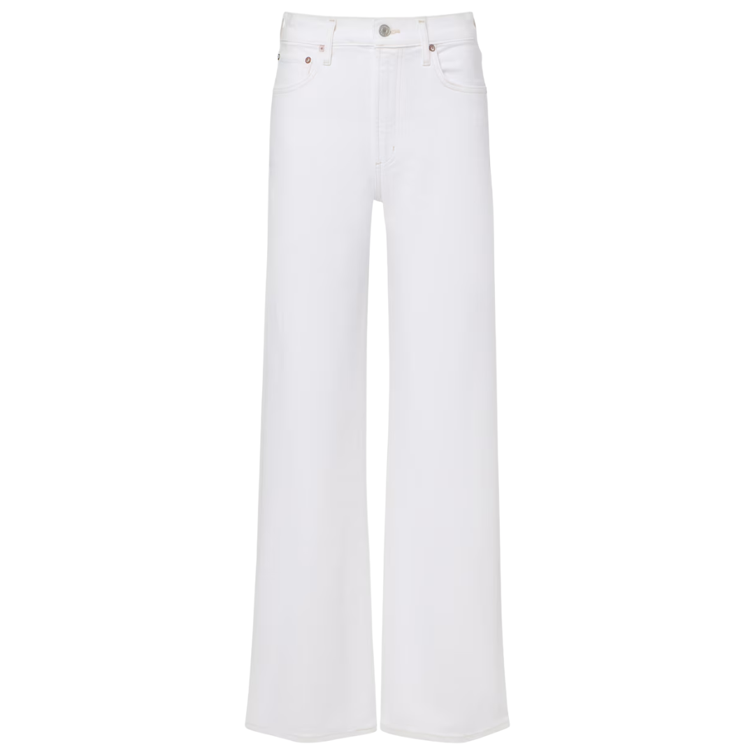 Harper Straight Jean in White Milk