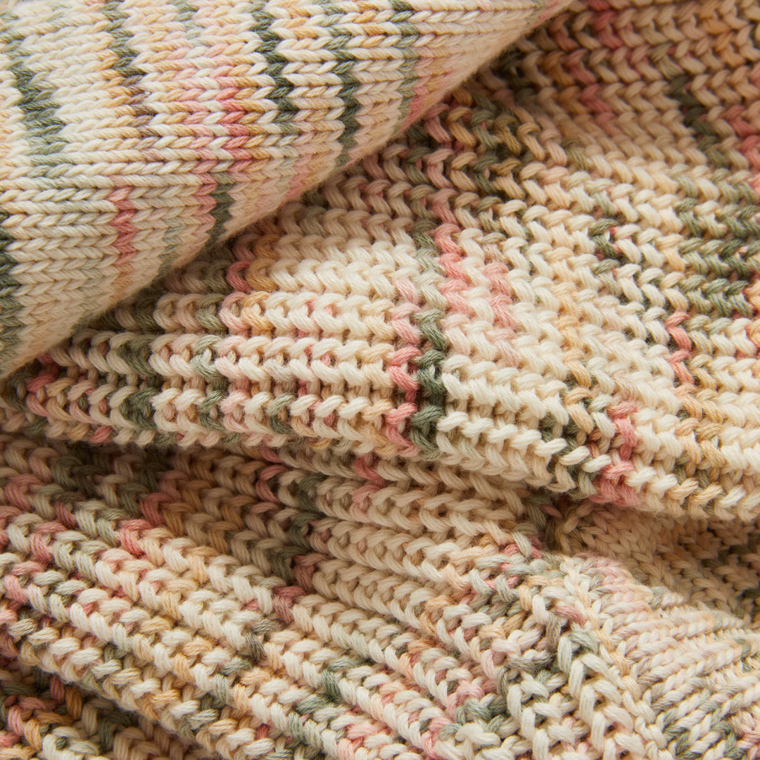 Anola V-Neck Sweater in Petal Multi