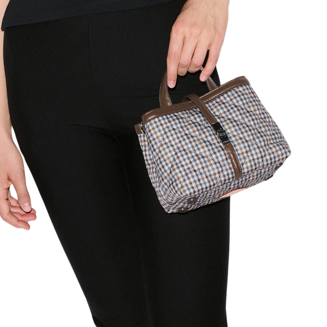 Mini Astor Top Handle in Heritage Check