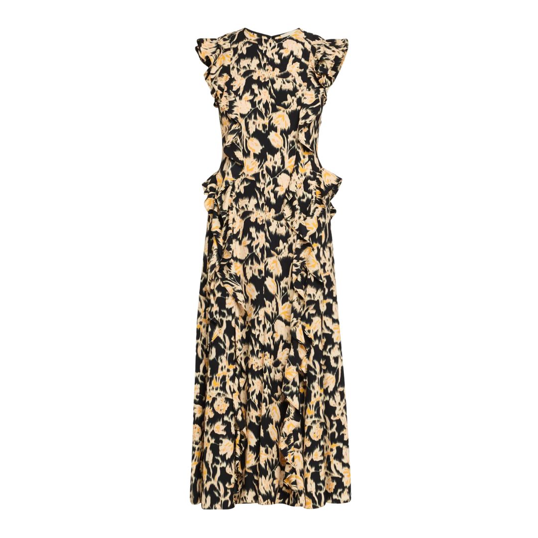 Flo Sleeveless Midi Dress in Tourmaline