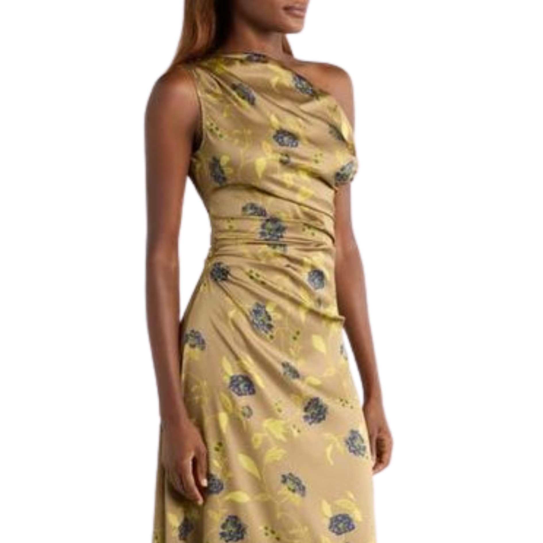 Phare Silk Dress in Vintage Floral