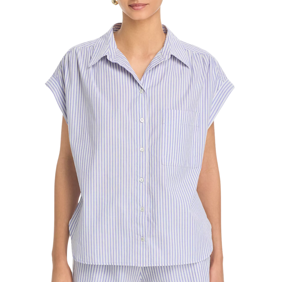 Lexi Shirt in Blue Aggie