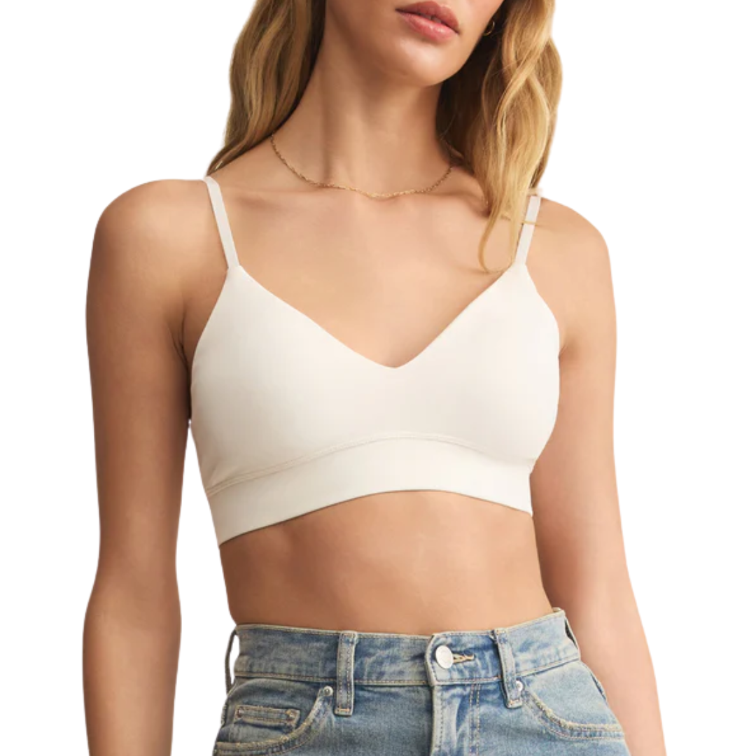 Kendra So Smooth Bralette in Crystal