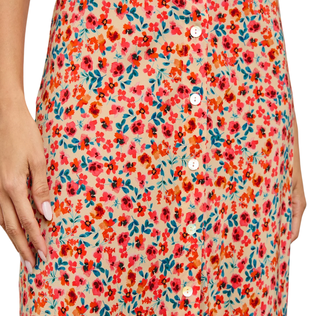 Rosetta Skirt in Red Posy