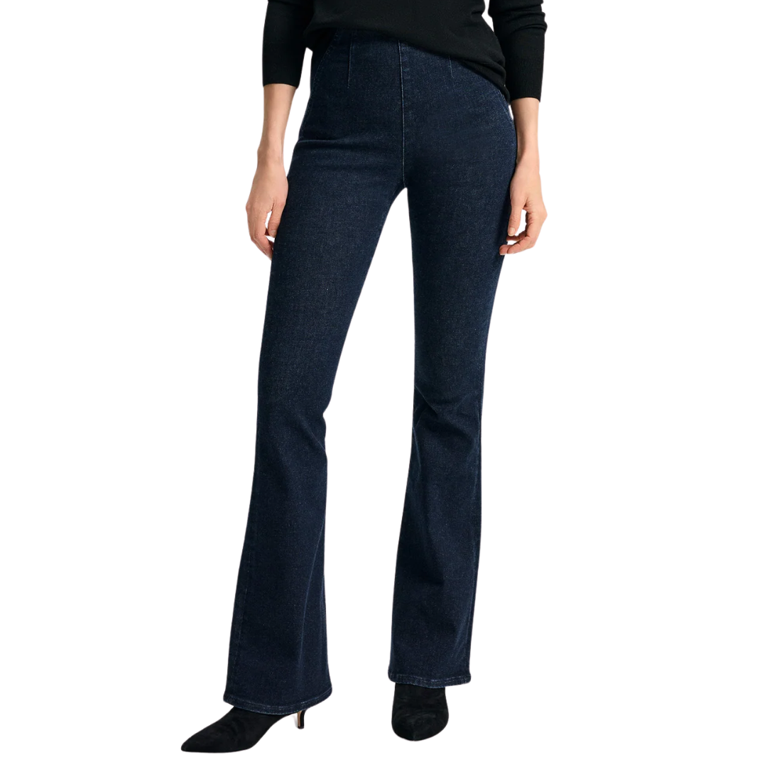 Beverly Off-Duty Skinny-Flare Jean in Oxford