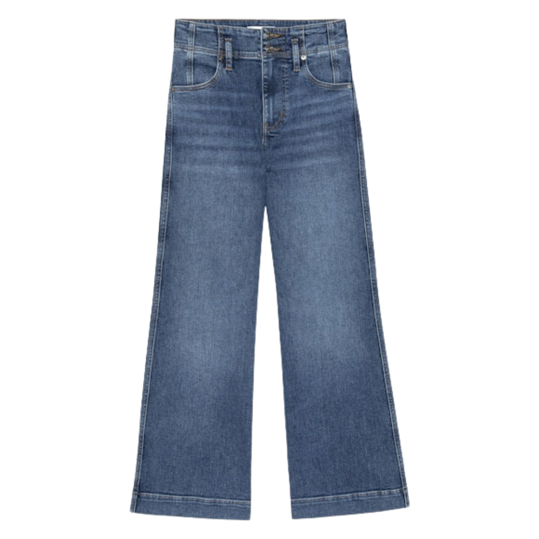The Seamed Wide Trouser Crop in Charity