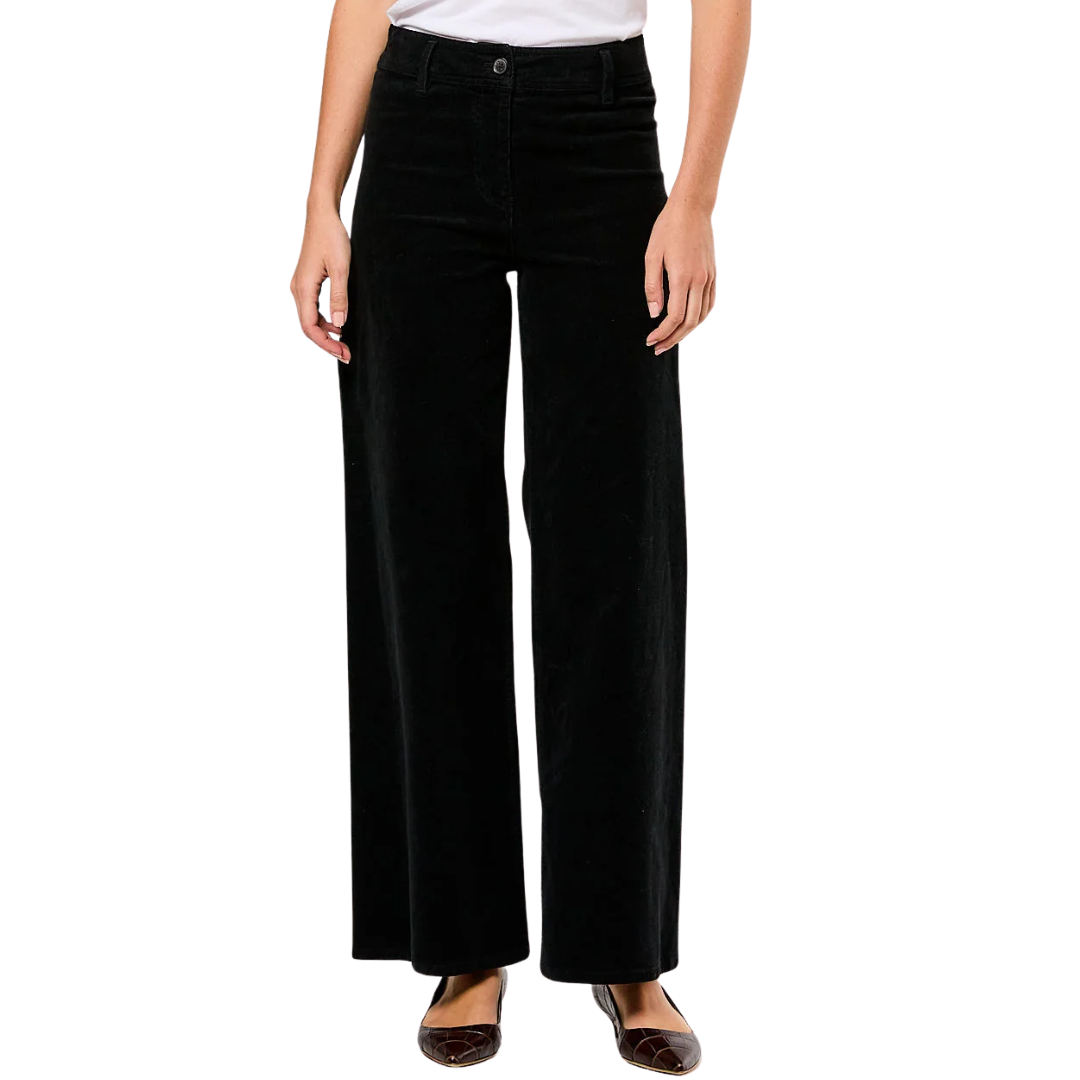 Megan Corduroy Pant in Jet Black
