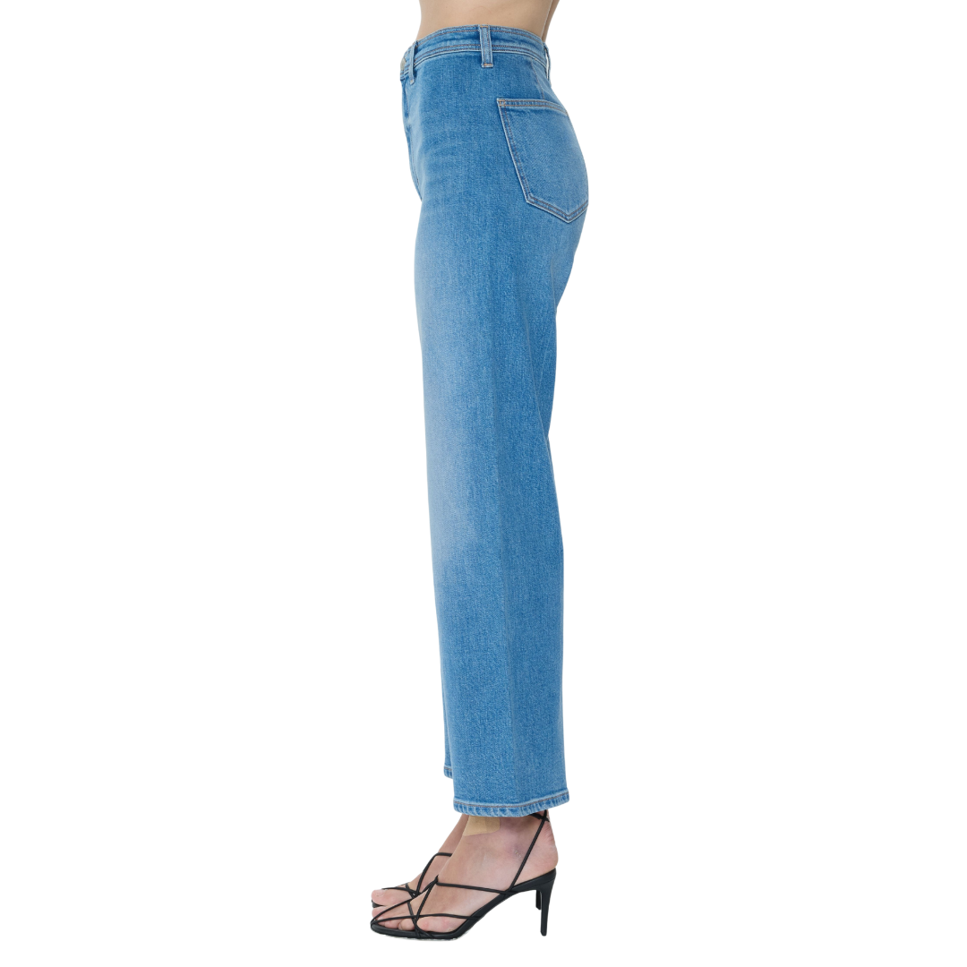 Penny High Rise Wide Leg Ankle in Solina