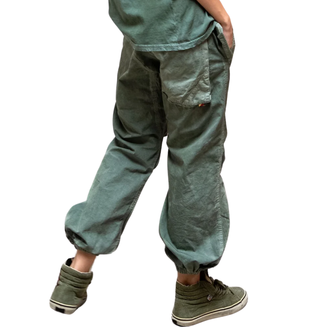 Canyonkid Outofsight Flapsnap Pant in Greendirtpowder