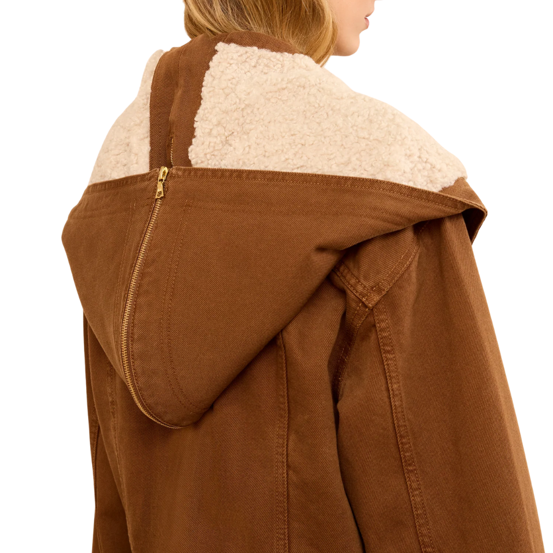 The Sybil Denim Jacket in Umber