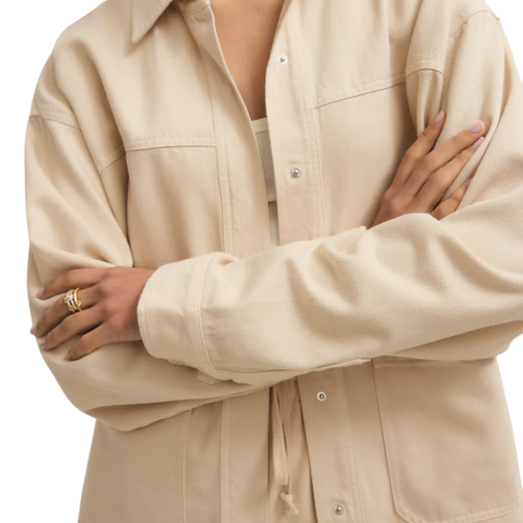 Bay Breeze Jacket in Parchment