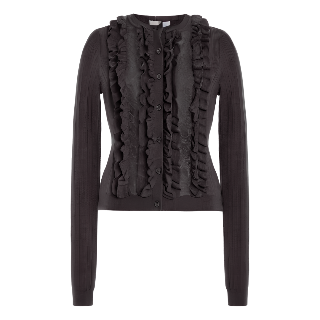 Maryel Knit Cardigan in Black