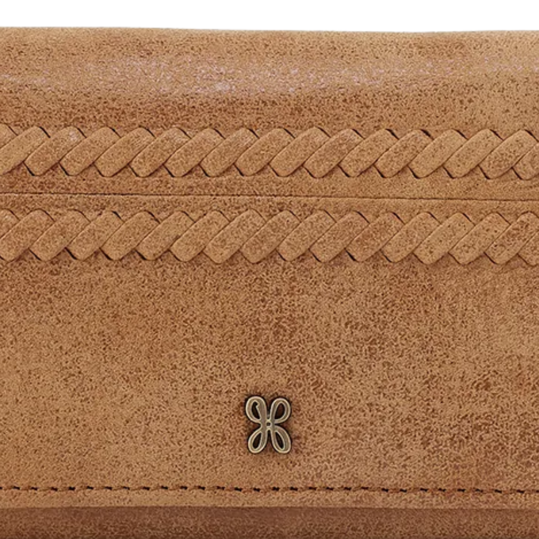 Jill Trifold Wallet in Whiskey