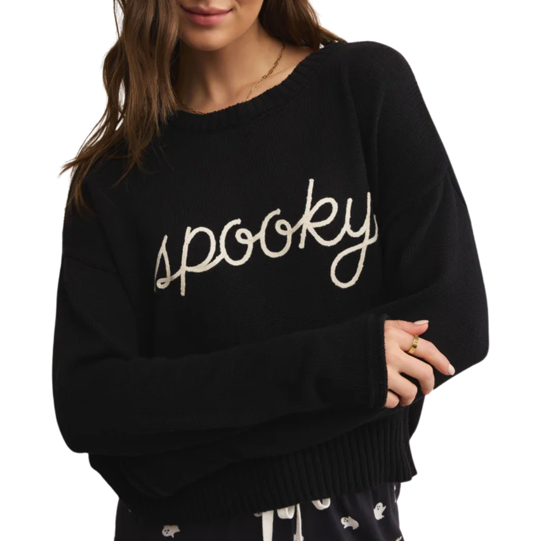 Sienna Spooky Sweater in Black