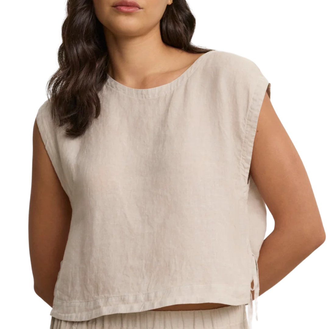 Tavia Linen Top