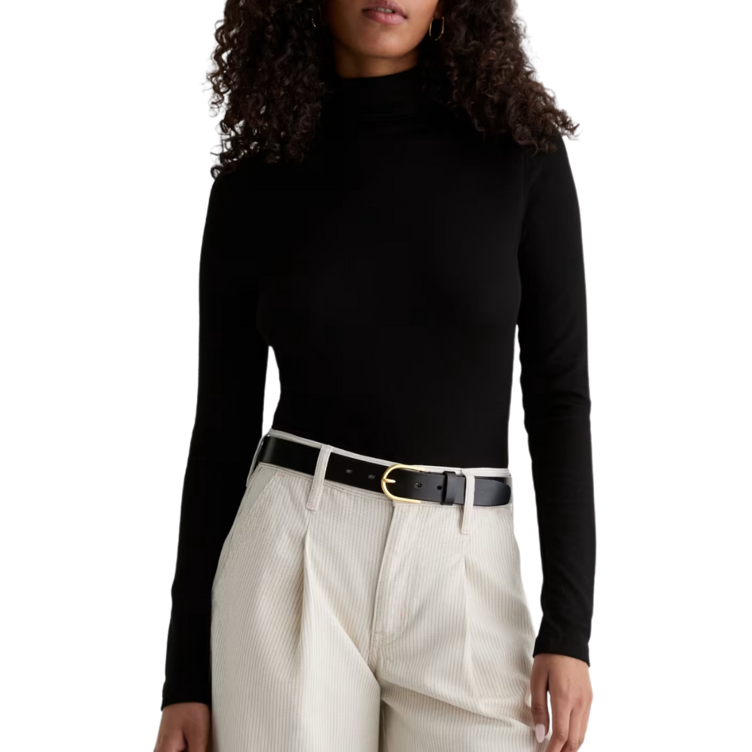 Chels Turtleneck in Super Black