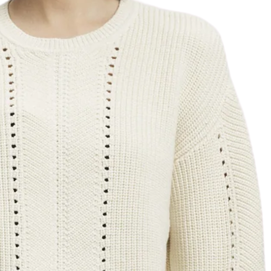 Saylor Knit Sweater in Ivory