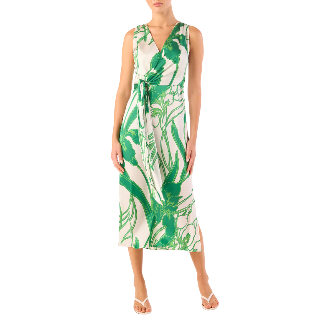 Kina Dress in Winding Iris