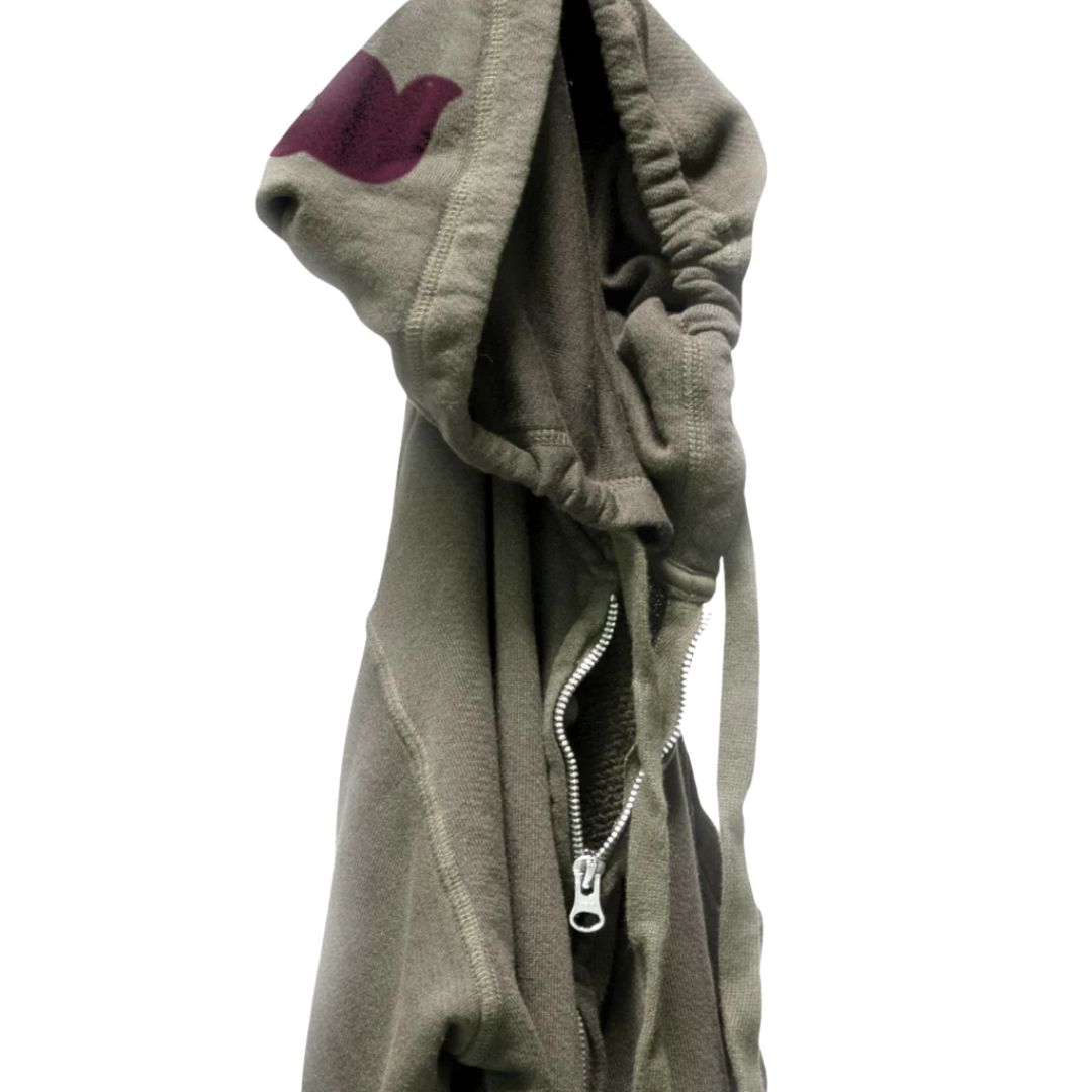 Superfluff Lux Zip Hoodie in Shrooms