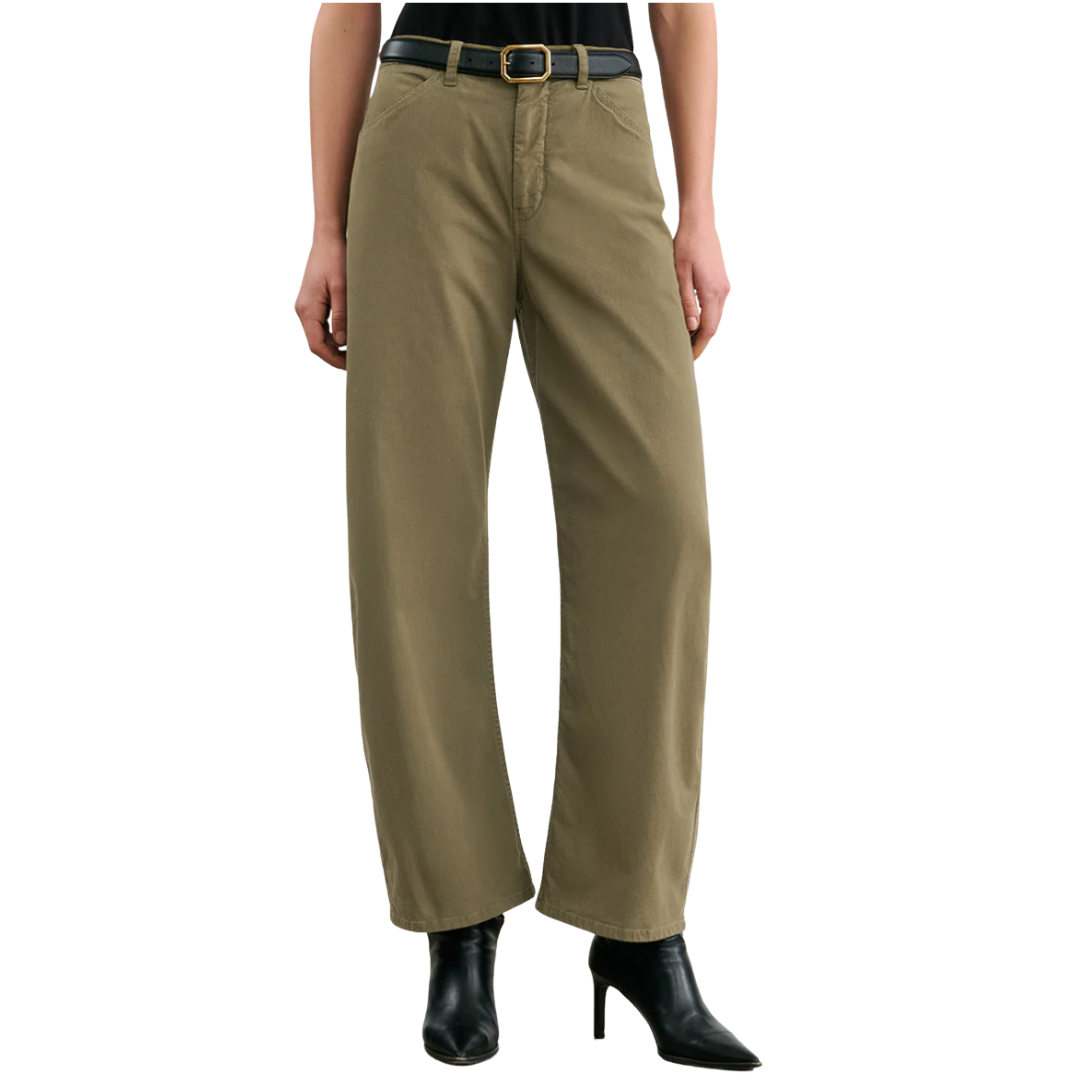Tribeca Pant in Military Green
