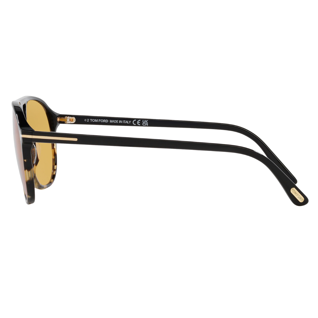 Bruce Sunglasses in Black/Brown