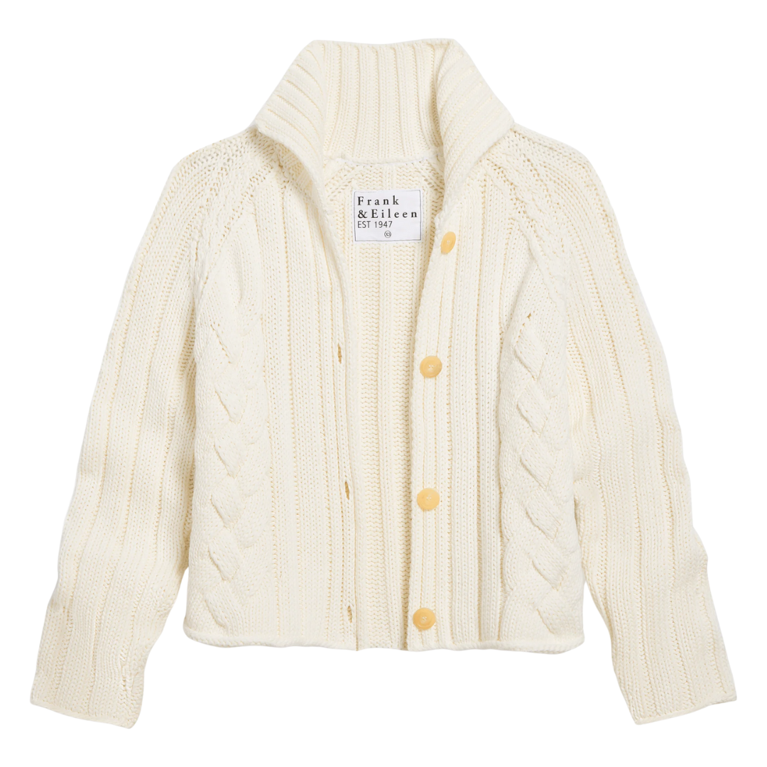 Mini Cotswolds Cardigan Ivory