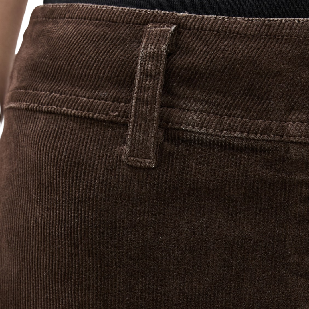 Megan Corduroy Pant in Chocolate Brown