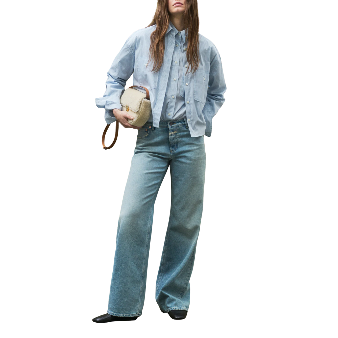Gillan Wide in Light Blue