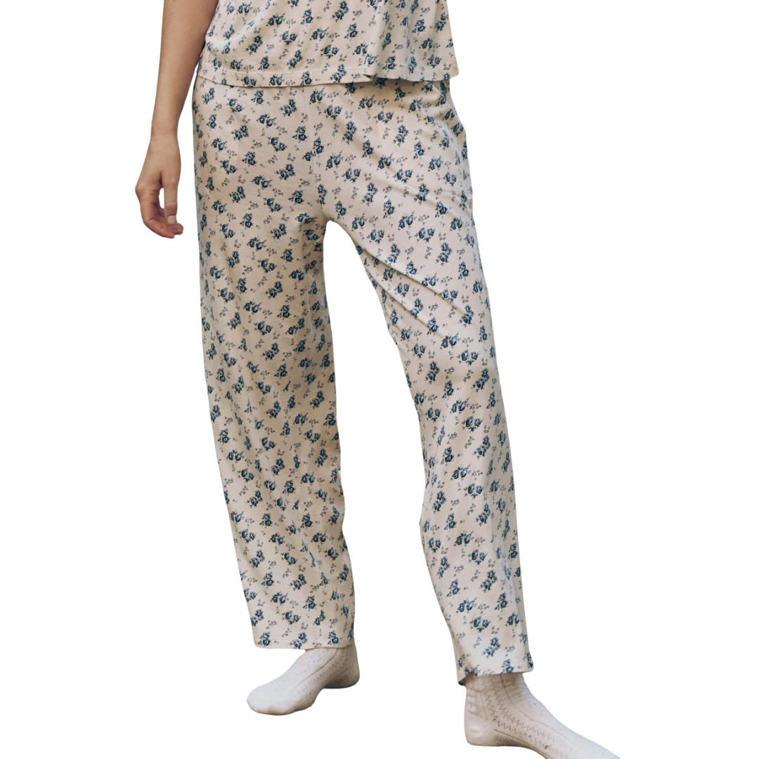The Jersey Easy Sleep Pant in Indigo Rose