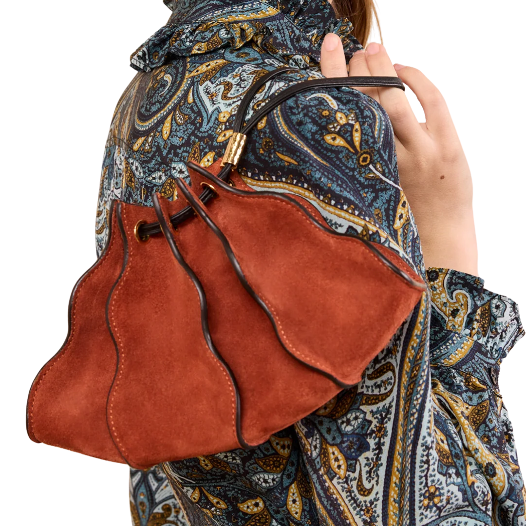 Adria Small Crossbody in Rust