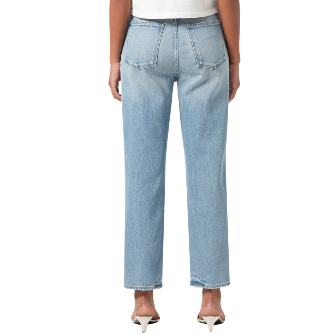 90's Pinch Waist Crop in Ripple