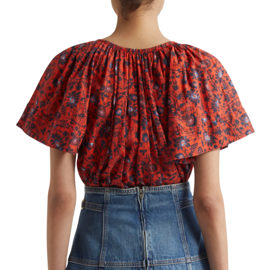 Sena Top in Poppy