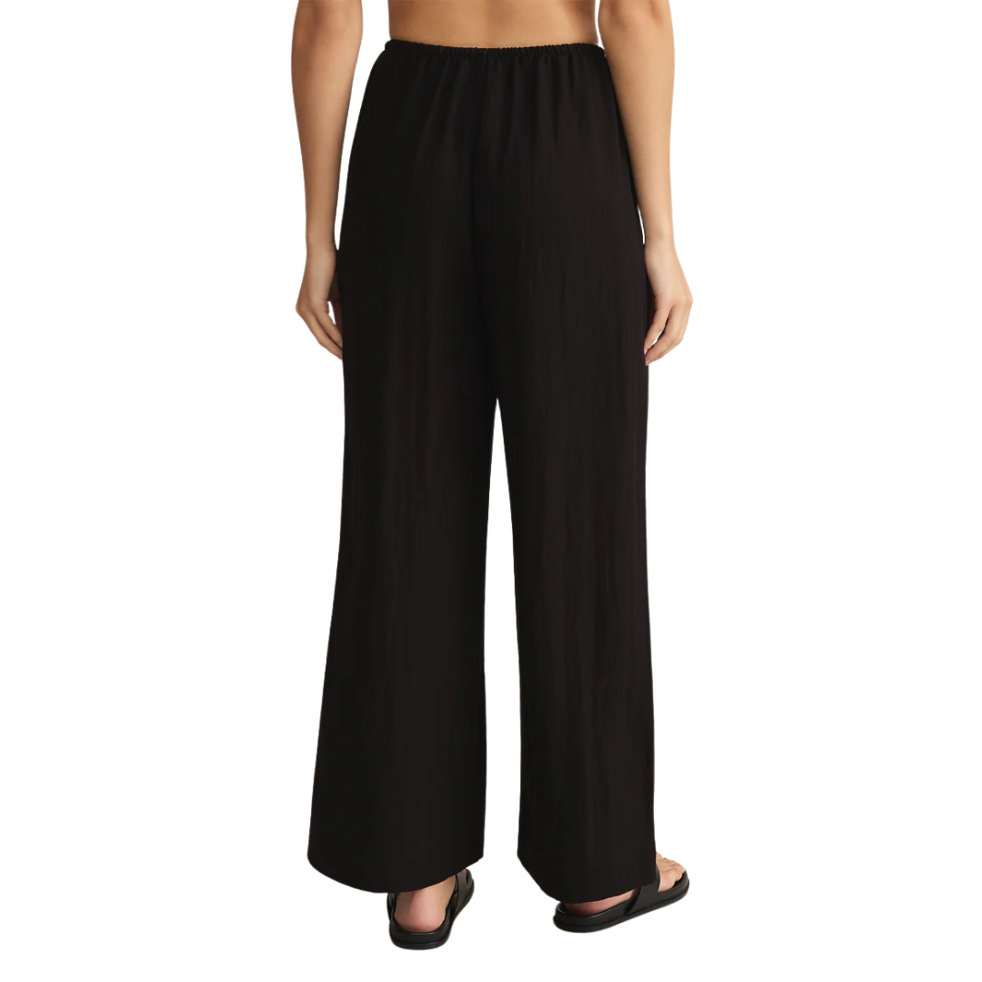 Soleil Textured Pant in Black