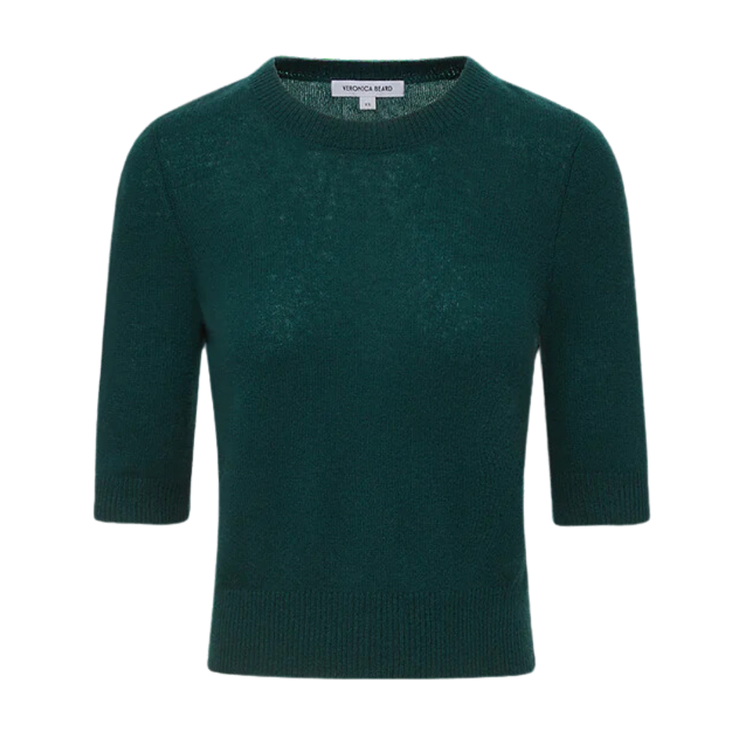 Shana Cashmere Sweater in Pine