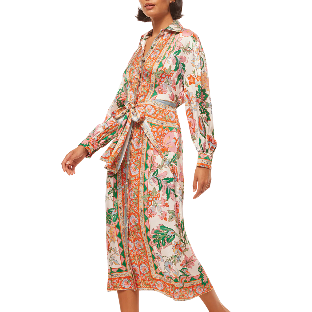 Kasbah Dress in Casablanca Border Mix