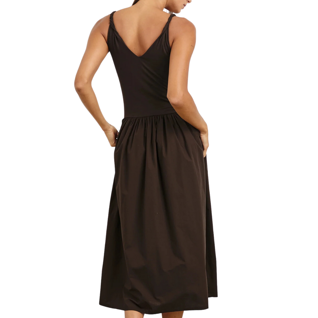 Franca Dress in Espresso