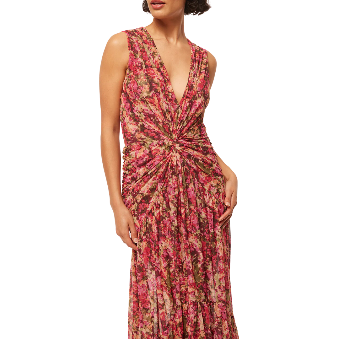 Ava Dress in Sedona Abstract