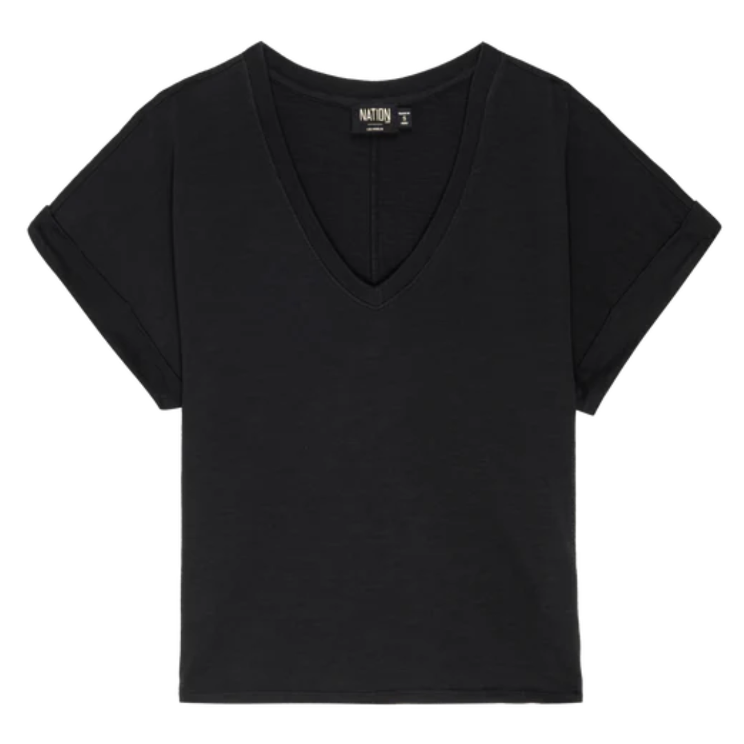 Stevie Top in Jet Black
