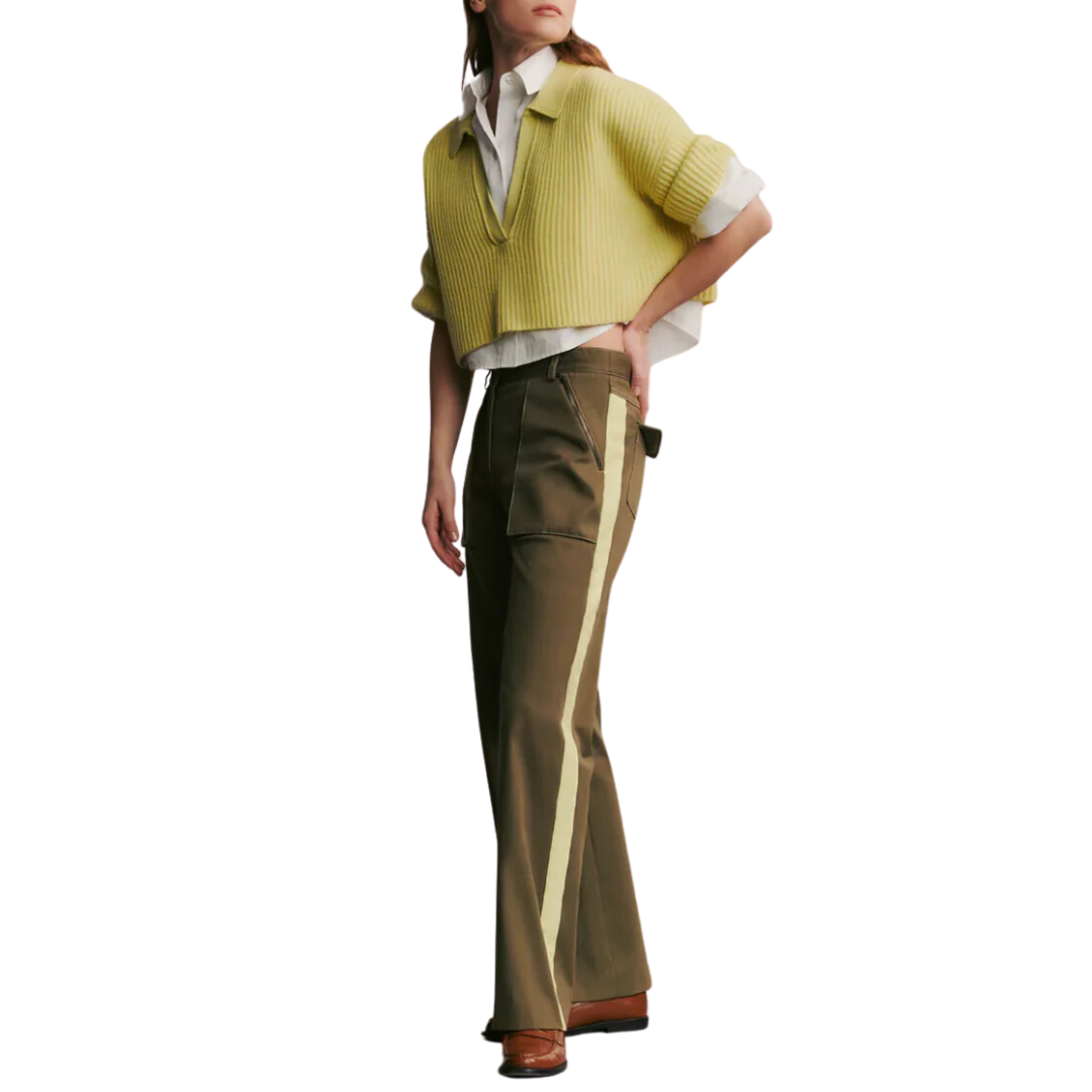 Isa Pant in Dark Olive