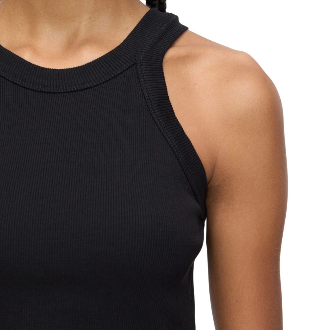 Racer Top in Black