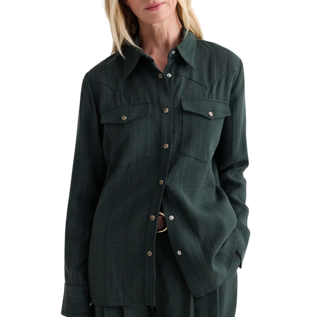 Lone Rider Shirt in Darkest Spruce