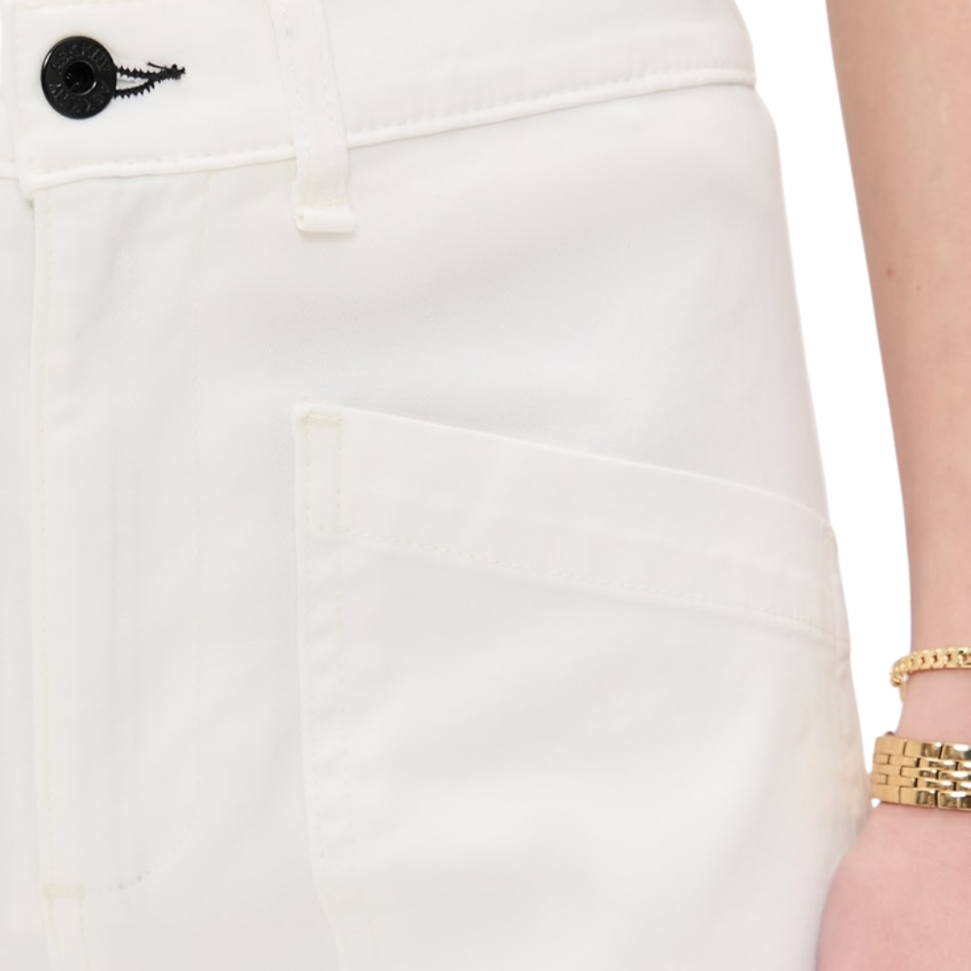 Virginia Twill Pant in Ivory