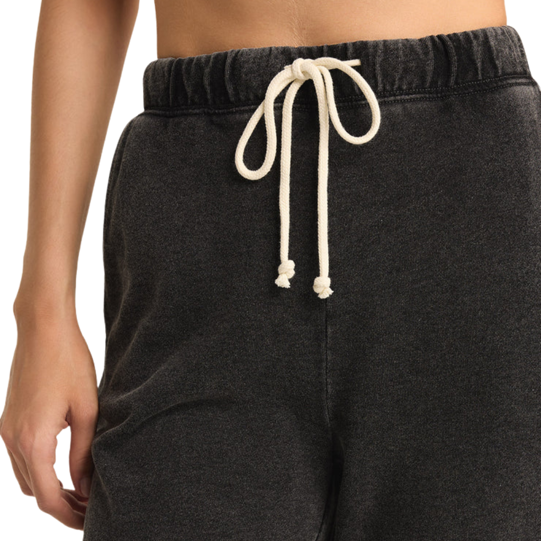 Hunter Knit Denim Pant in Vintage Black