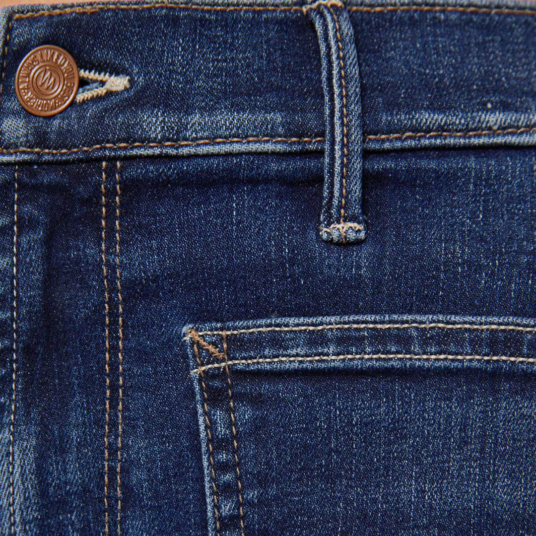 PETITES The Lil Patch Pocket Mid Rise Maven Sneak in Backstage Pass