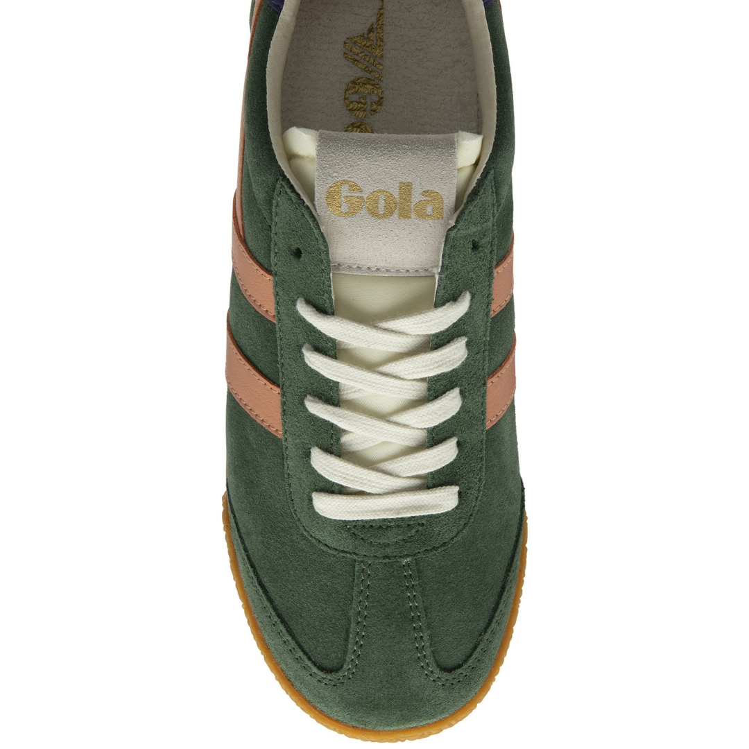 Elan Sneaker in Evergreen/Terracotta/Plum