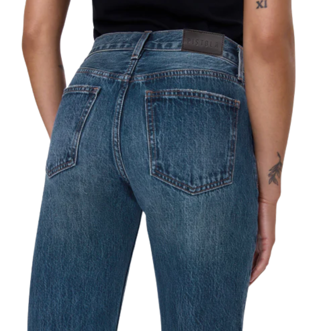 Lexi Mid Rise Bowed Straight in Artisan