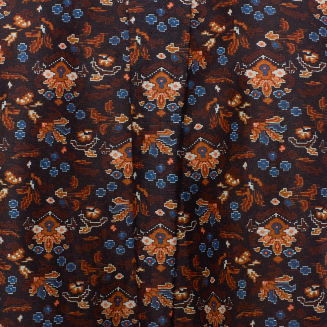 Chancery Indigo Kilim Shirt in Dark Blue